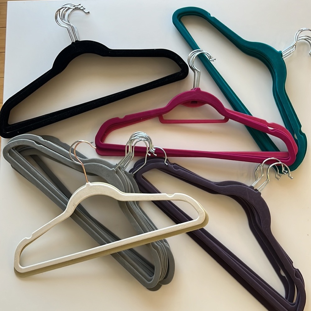 36 Velvet Hangers - Multi Color